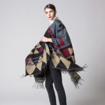 Lumea split shawl cloak