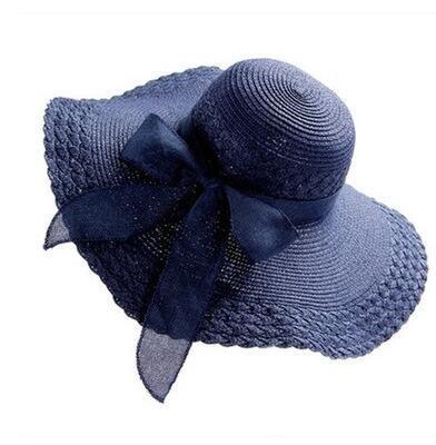 Ladies’ Summer Sun Beach Bow Hat