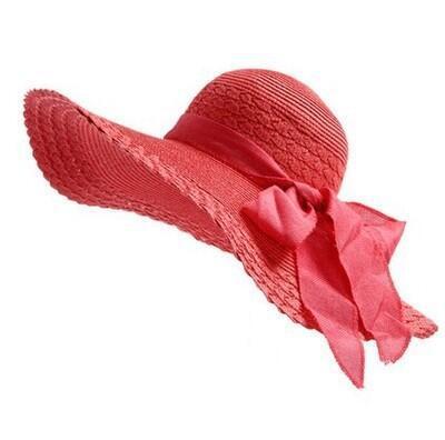 Ladies’ Summer Sun Beach Bow Hat