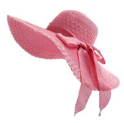 Ladies’ Summer Sun Beach Bow Hat