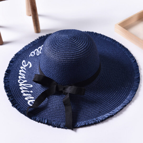 Wild Embroidered Summer Sun Hat