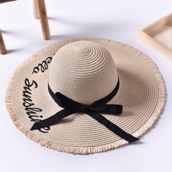 Wild Embroidered Summer Sun Hat