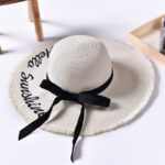 Wild Embroidered Summer Sun Hat