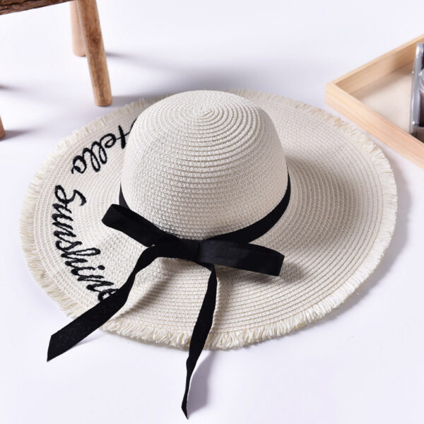 Wild Embroidered Summer Sun Hat