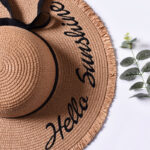 Wild Embroidered Summer Sun Hat