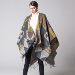 Lumea split shawl cloak