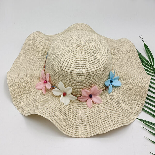 Ladies Outdoor Sun Hat Straw Hat Seaside Sun Protection