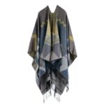 Lumea split shawl cloak