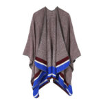 Lumea Cultural Shawl- Red Blue Grey