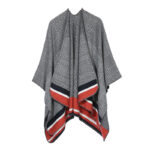 Lumea Cultural Shawl- Red Grey