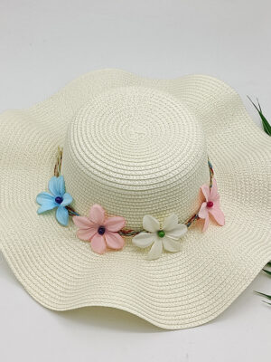 Ladies Outdoor Sun Hat Straw Hat Seaside Sun Protection