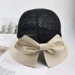 Airy Bow Summer Hat - Khaki